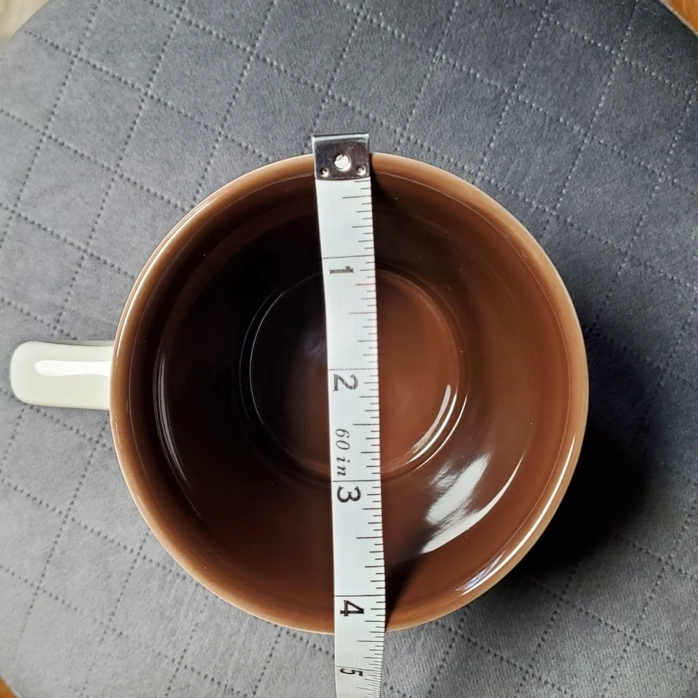 Starbucks Bone China Brown and White Mug 2009